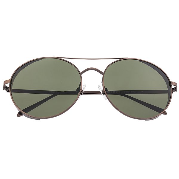 Breed Brown Barlow Titanium Polarized Sunglasses 