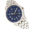 ELEVON GARRISON BRACELET WATCH W/DATE - SILVER/BLUE