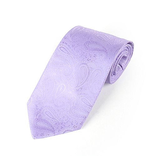 Lavender Paisley Tie