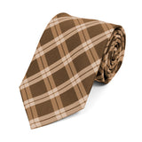 Brown Boatwright Plaid Tie